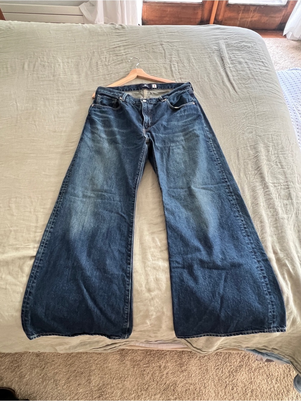 Levi’s Blue Label, Japanese Denim - Dark Wash Flare Leg - Size 32/30